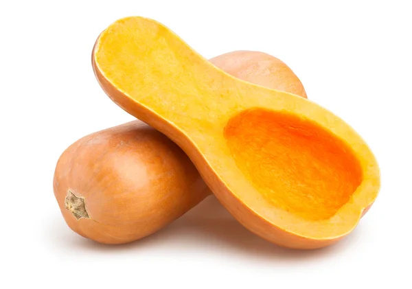 Butternut squashes isolated — Stock Photo, Image