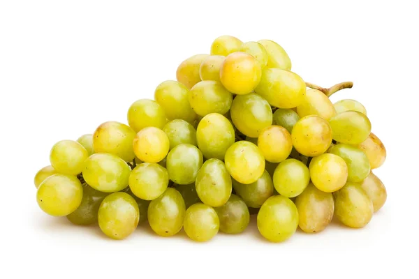 Uvas blancas aisladas — Foto de Stock