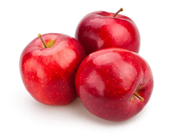 Red apples isolated — Stock Photo, Image