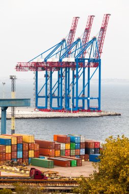 Konteynır istif Vinci görünümünü