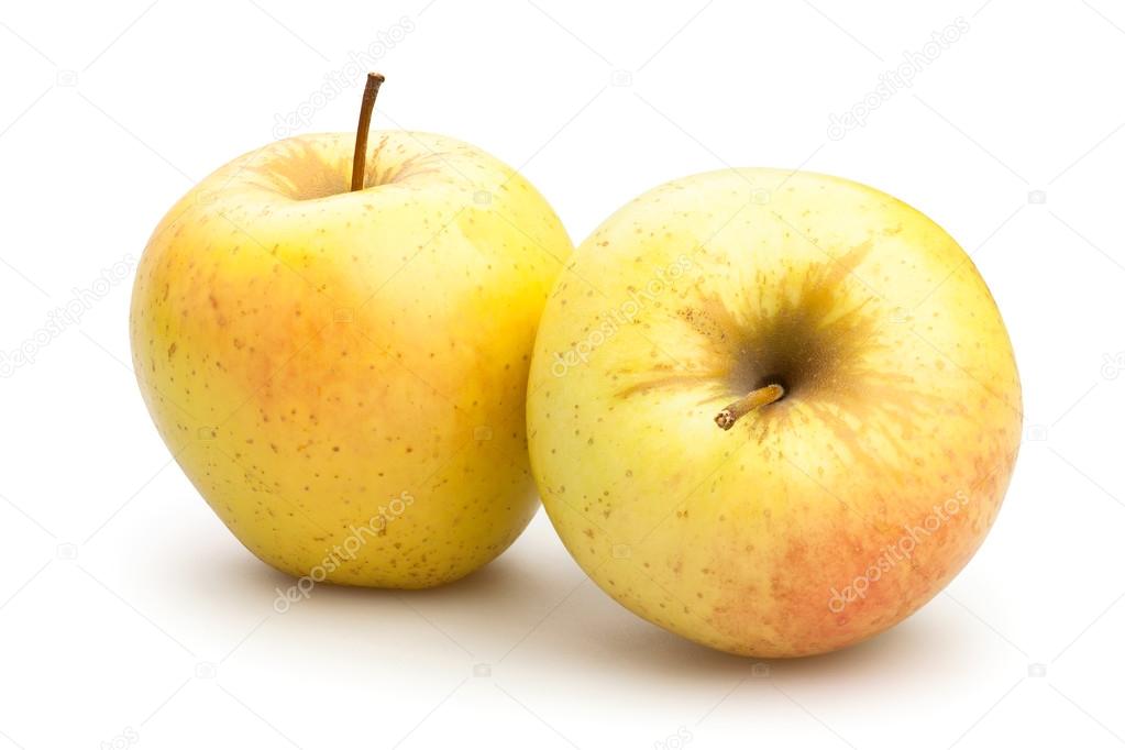 Two yellow apples — Stock Photo © bergamont 80709896