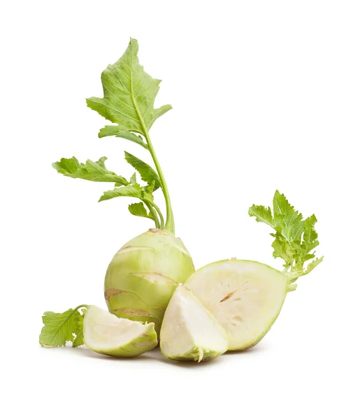 Frisches Kohlrabi-Gemüse — Stockfoto