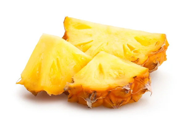 Lekker ananas stukjes — Stockfoto