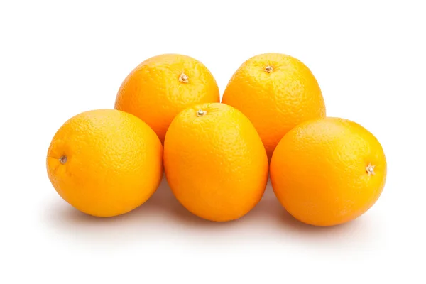 Skupina celé pomeranče — Stock fotografie