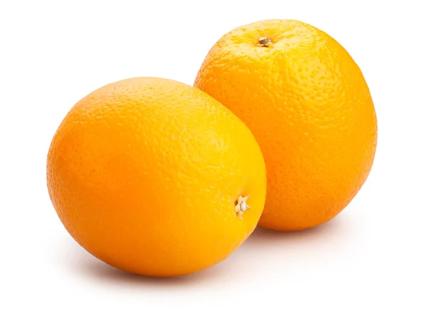 Twee hele sinaasappelen — Stockfoto
