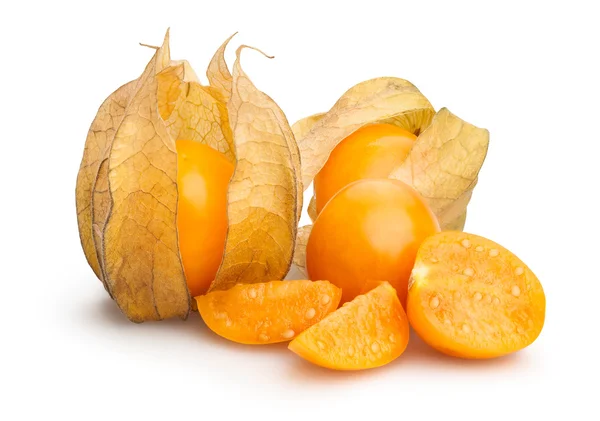 Primo piano del gruppo delle physalis — Foto Stock