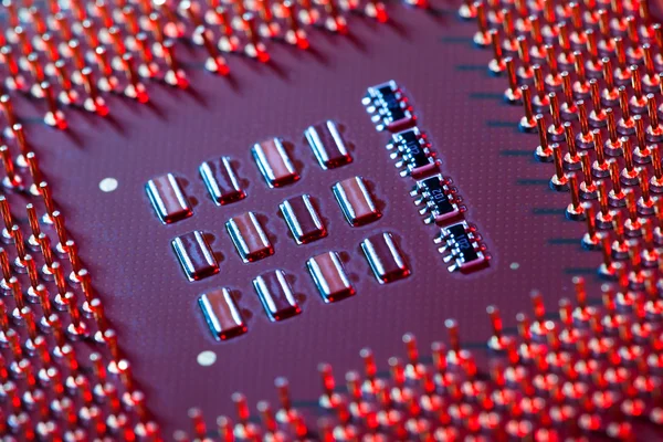 CPU met details close-up — Stockfoto