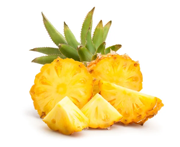 Verse ananas segmenten Stockafbeelding