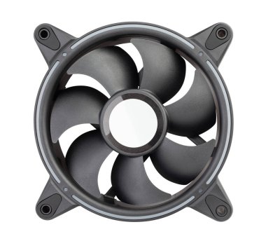 pc cooler path isolated on white