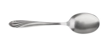 spoon path isolated on white