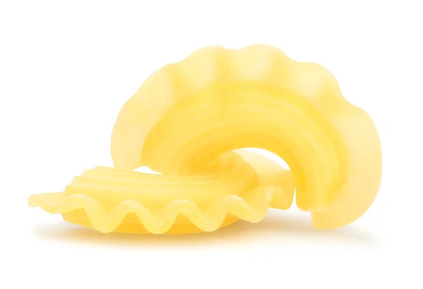 Raw Yellow bright pasta — Stock Photo, Image