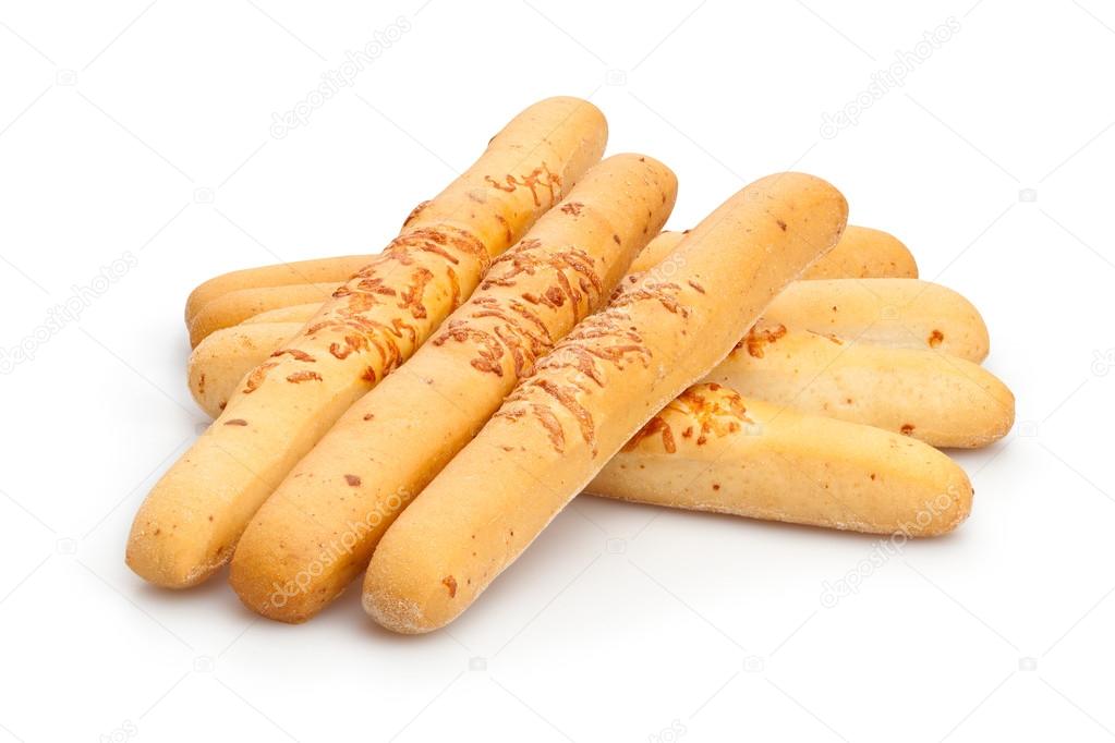 Pile of tasty breadsticks