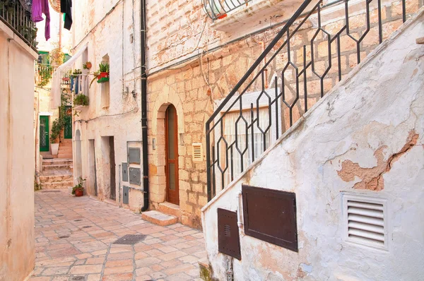 Para o beco. Polignano uma égua. Puglia. Itália — Fotografia de Stock