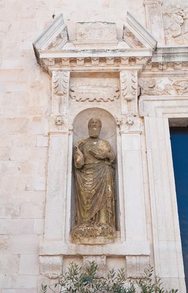 Anya templom Polignano a mare. Puglia. Olaszország. — Stock Fotó