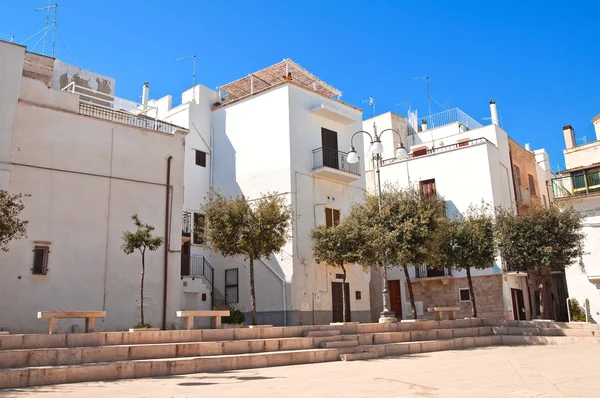 Alleyway. Polignano a mare. Puglia. Italy. — Stock Photo, Image