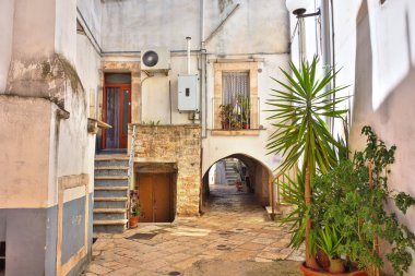 Alleyway. Turi. Puglia. İtalya.