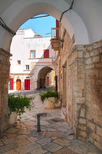 Aleja. Giovinazzo. Puglia. Włochy. — Zdjęcie stockowe