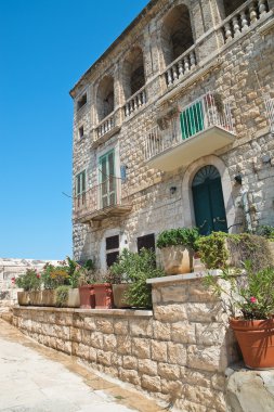 Alleyway. Molfetta. Puglia. İtalya. 