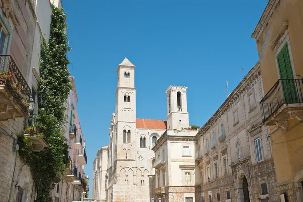 Aleja. Giovinazzo. Puglia. Włochy. — Zdjęcie stockowe