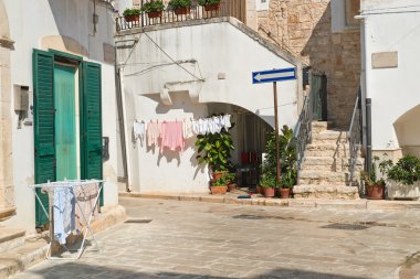 Alleyway. Sammichele di Bari. Puglia. İtalya. 
