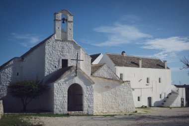 Aziz Maria di Barsento Kilisesi. Noci. Puglia. İtalya.