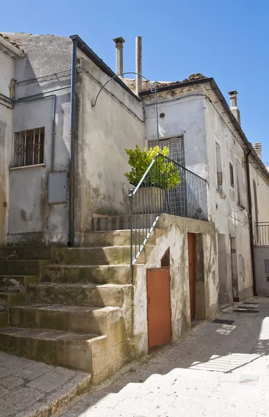 Para o beco. Acerenza. Basilicata. Itália . — Fotografia de Stock