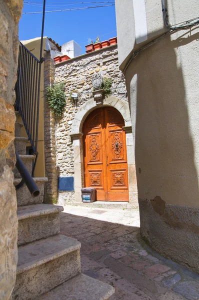 Alleyway. Acerenza. Basilicata. Italy. — Stock Photo, Image