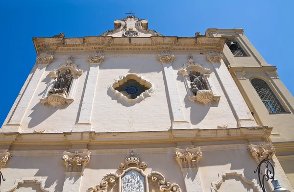 Kostel carmine. San severo. Puglia. Itálie. — Stock fotografie