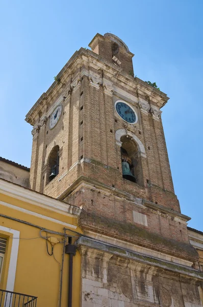 Wieża zegarowa. San severo. Puglia. Włochy. — Zdjęcie stockowe