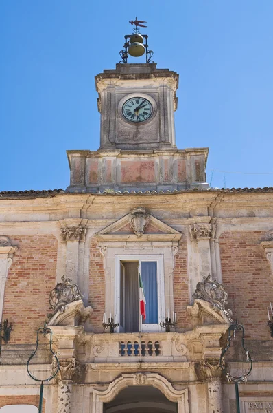 Edificio del Ayuntamiento. San Severo. Puglia. Italia . —  Fotos de Stock