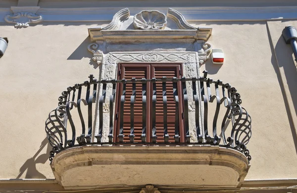 Historický palác. San severo. Puglia. Itálie. — ストック写真