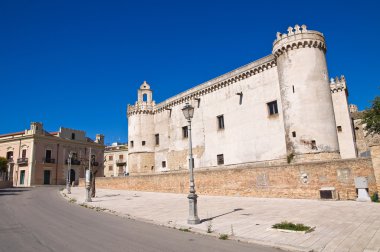 Ducal kale TORREMAGGIORE. Puglia. İtalya.