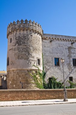 Ducal kale TORREMAGGIORE. Puglia. İtalya.