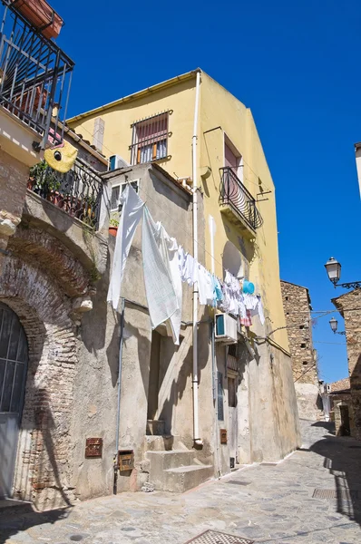 Steegje. Rocca imperiale. Calabria. Italië. — Stockfoto