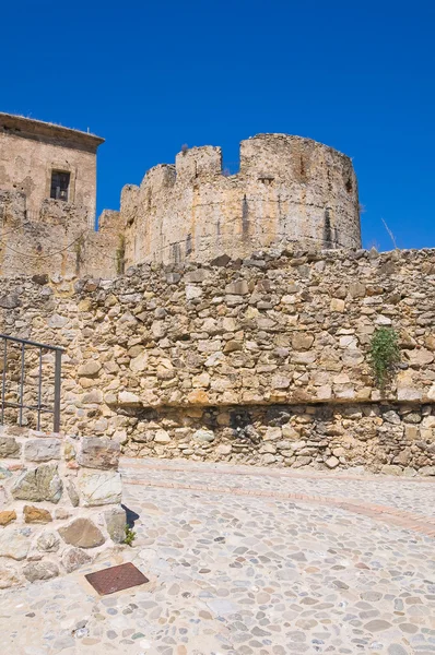 Schwabiska slottet rocca imperiale. Kalabrien. Italien. — Stockfoto