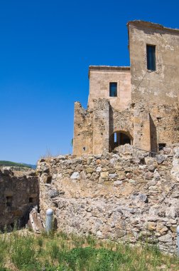 rocca Imperiale Swabian Şatosu. Calabria. İtalya.