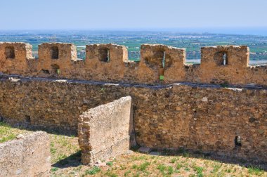 rocca Imperiale Swabian Şatosu. Calabria. İtalya.