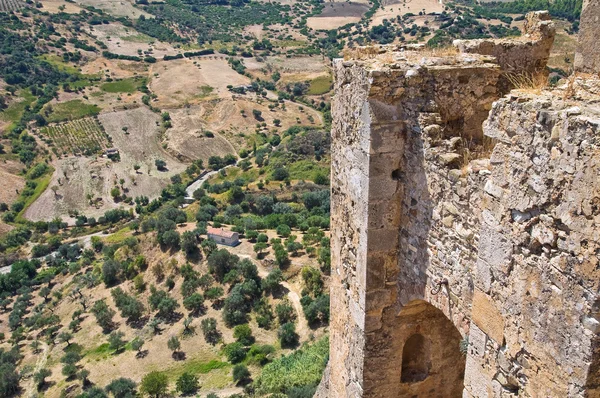 Castelo Suábio de Rocca Imperiale. Calábria. Itália . — Fotografia de Stock