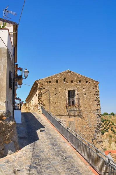 Alleyway. Rocca Imperiale. Calabria. İtalya. — Stok fotoğraf