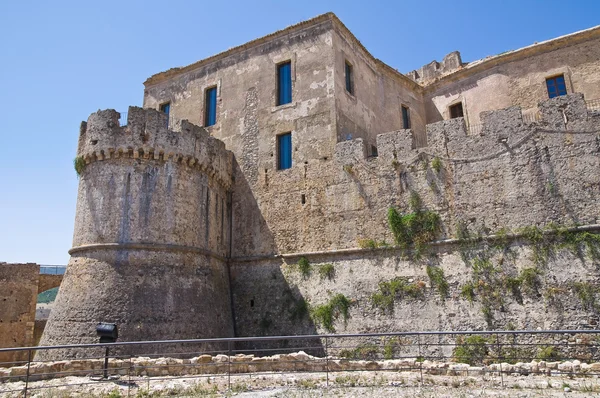 Szwabskie zamek rocca imperiale. Kalabria. Włochy. — Zdjęcie stockowe