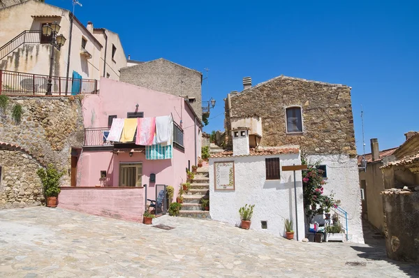 Gasse. rocca imperiale. Kalabrien. Italien. — Stockfoto