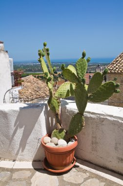 alleyway. Rocca Imperiale. Calabria. İtalya.
