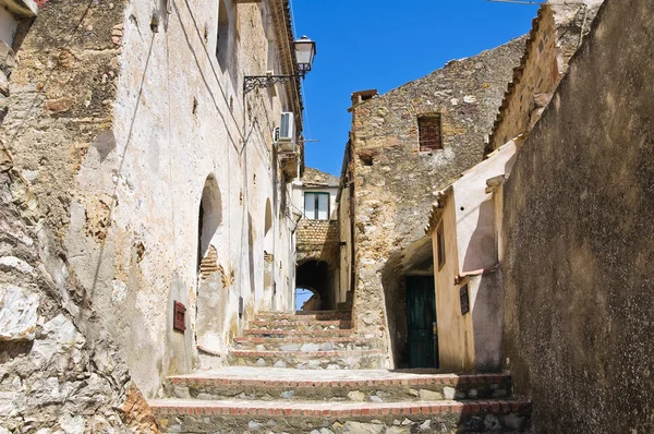 Callejuela. Rocca Imperiale. Calabria. Italia . —  Fotos de Stock