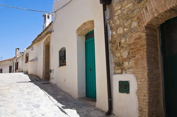 Steegje. Rocca imperiale. Calabria. Italië. — Stockfoto