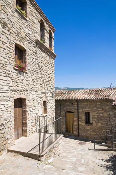 Une ruelle. Guardia Perticara. Basilicate. Italie . — Photo