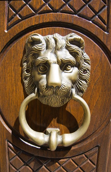 Doorknocker. Guardia Perticara. Basilicata. Italy. — Stock Photo, Image