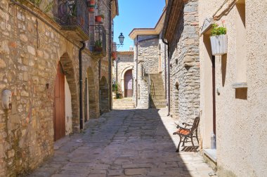 alleyway. Guardia perticara. Basilicata. İtalya.