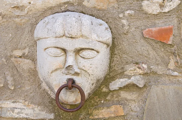 Vieil anneau de cheval. Guardia Perticara. Basilicate. Italie . — Photo