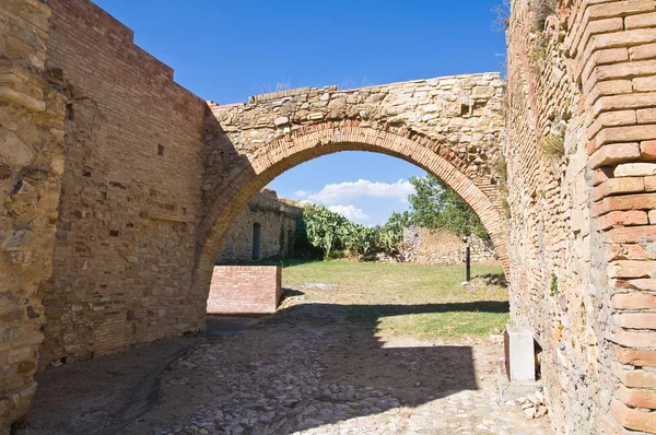 Bir bakış craco. Basilicata. İtalya. — Stok fotoğraf