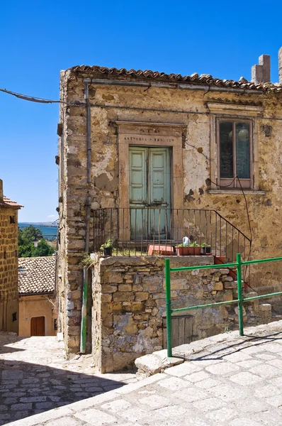 Alleyway. PIETRAGALLA. Basilicata. İtalya. — Stok fotoğraf